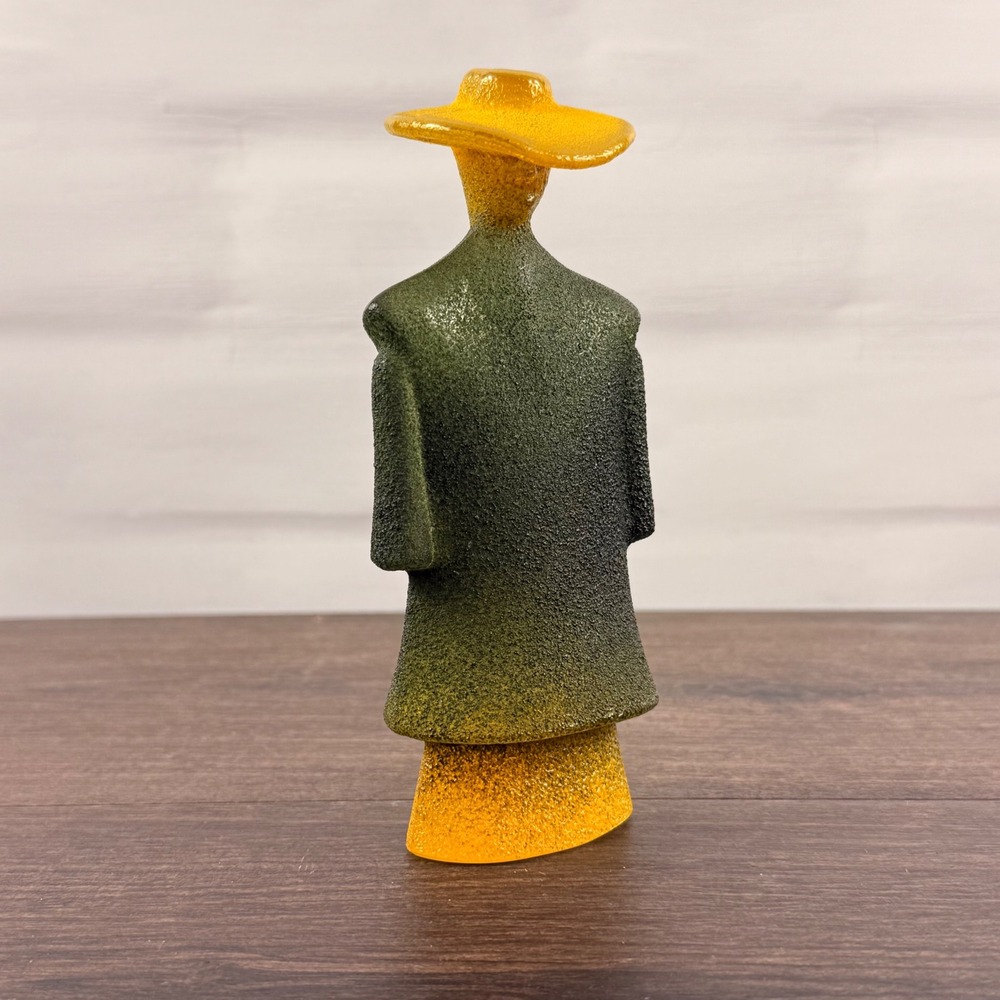 Kosta Boda Catwalk Poncho Glass Figure Kjell Engman Sweden 7090555